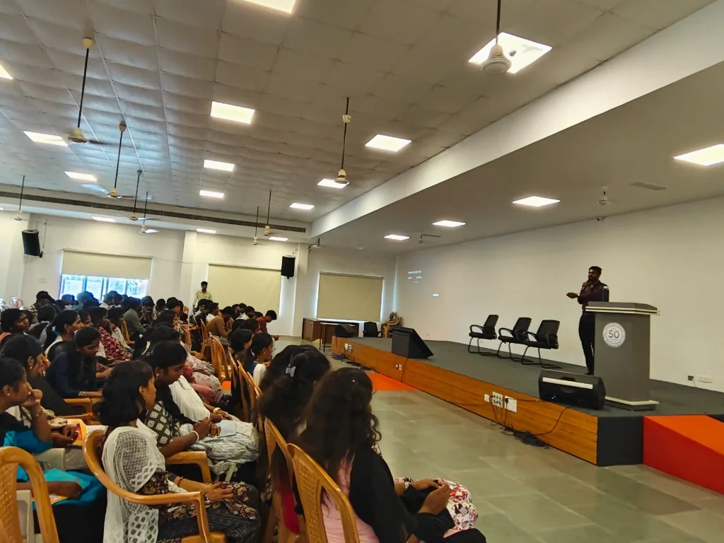 Financial literacy workshop delivered to students during an interactive session.